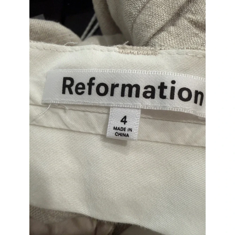 Reformation linen pants